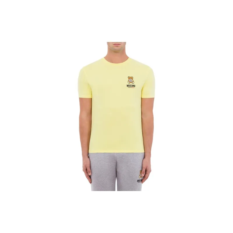MOSCHINO T-Shirts Men Yellow-1