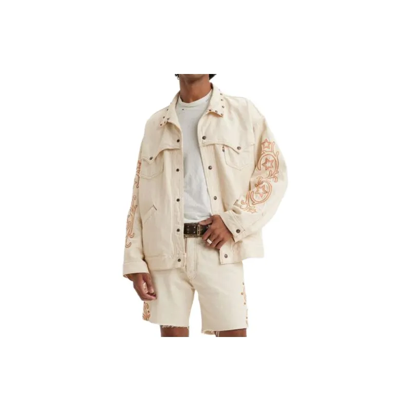 Levi's Pride Collection Denim Jacket Men's White-3