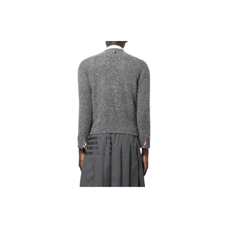 THOM BROWNE Stripe Detailed Buttoned Cardigan-2