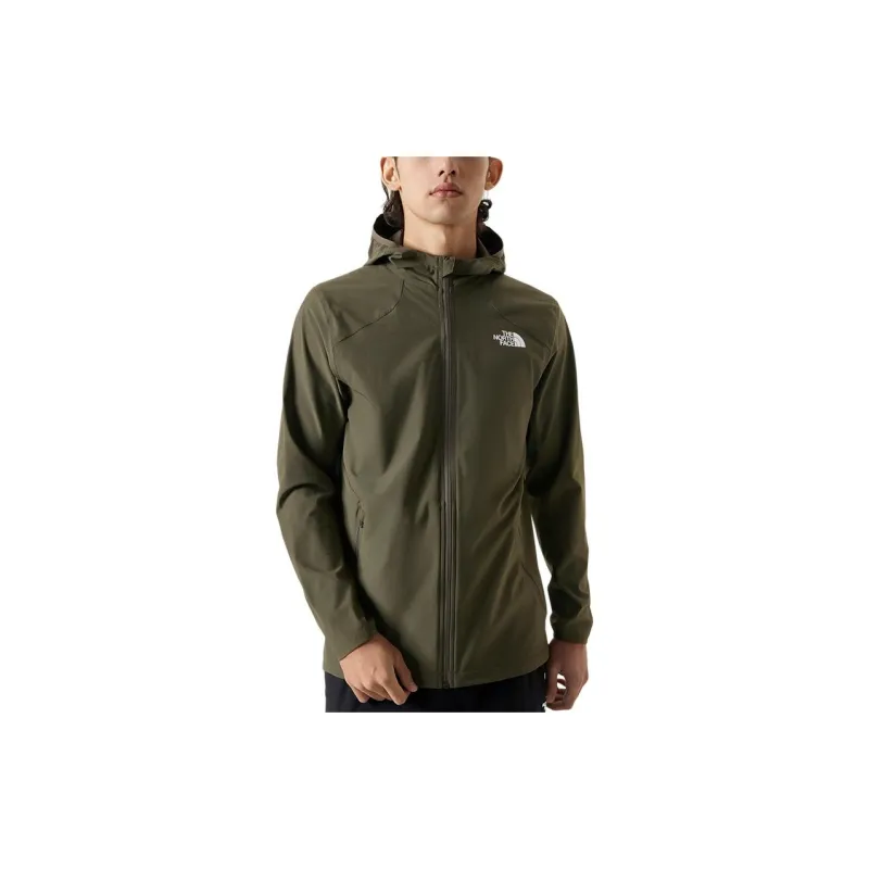 THE NORTH FACE Breathable, Quick Dry, Windproof, UV Protection Sun Protection Clothing Men's Green-4