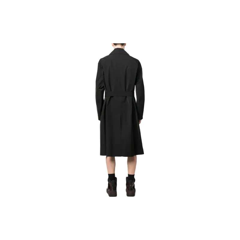 Burberry Trench Coats Men Black-2