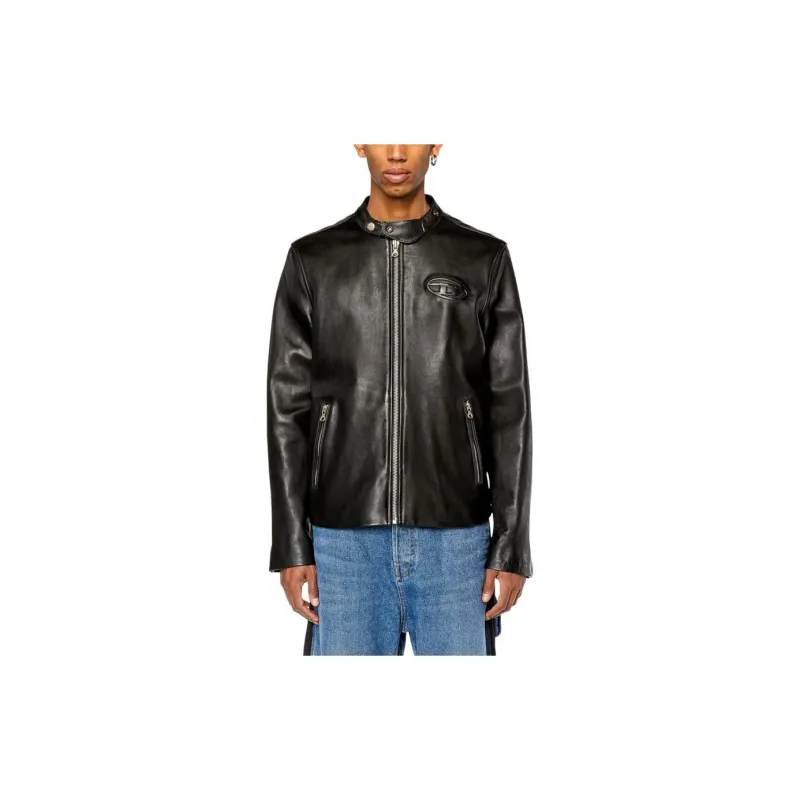 DIESEL L Metalo Leather Biker Jacket-3