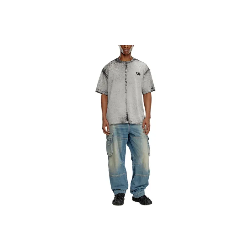 DIESEL T Boxt Dev Logo Printed T Shirt-1