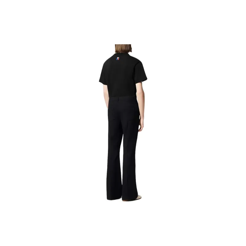 LOUIS VUITTON Embellished Short Sleeved Cotton Crewneck-8