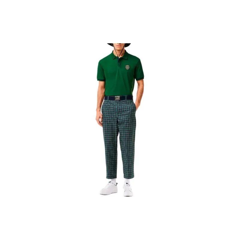 LACOSTE Polo Shirt Men's Dark Green-2