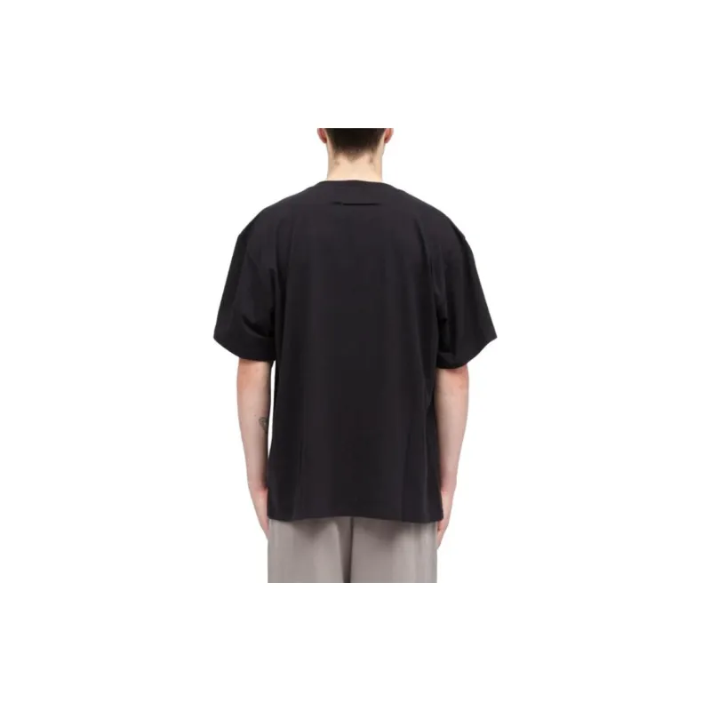 MM6 Maison Margiela SS24 Drop Shoulder Sleeve T Shirt Men's Black-3