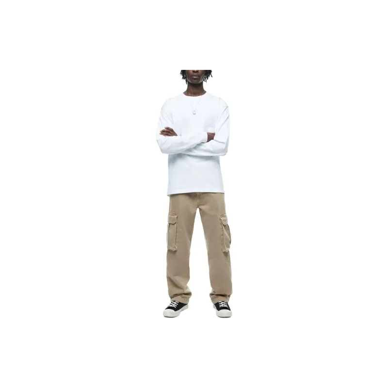 ZARA Cargo Pants Men Beige-2