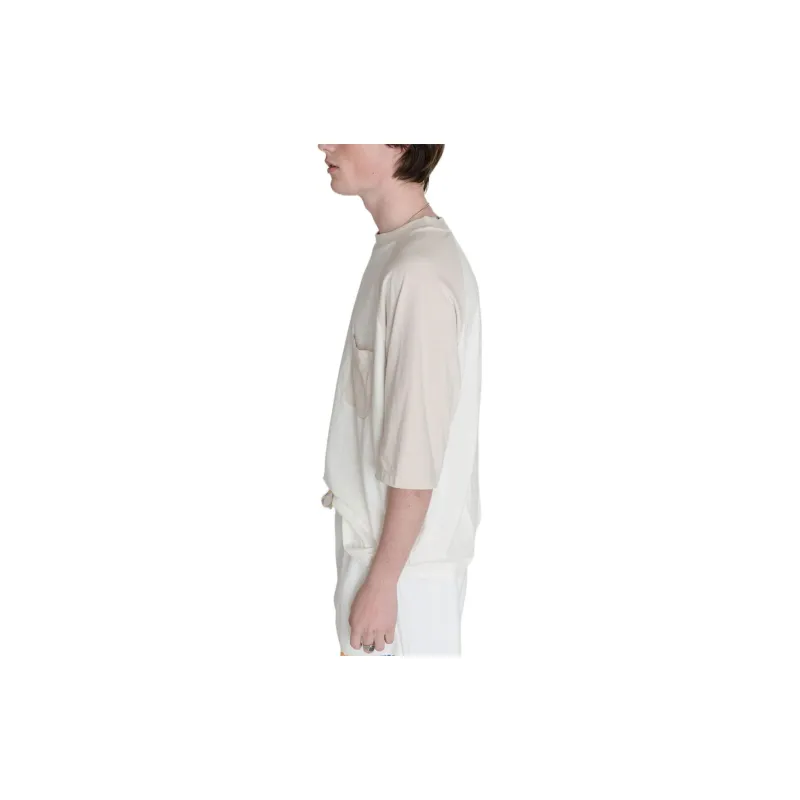 Levis Straight Elbow Length Sleeved T Shirt Men's White-4