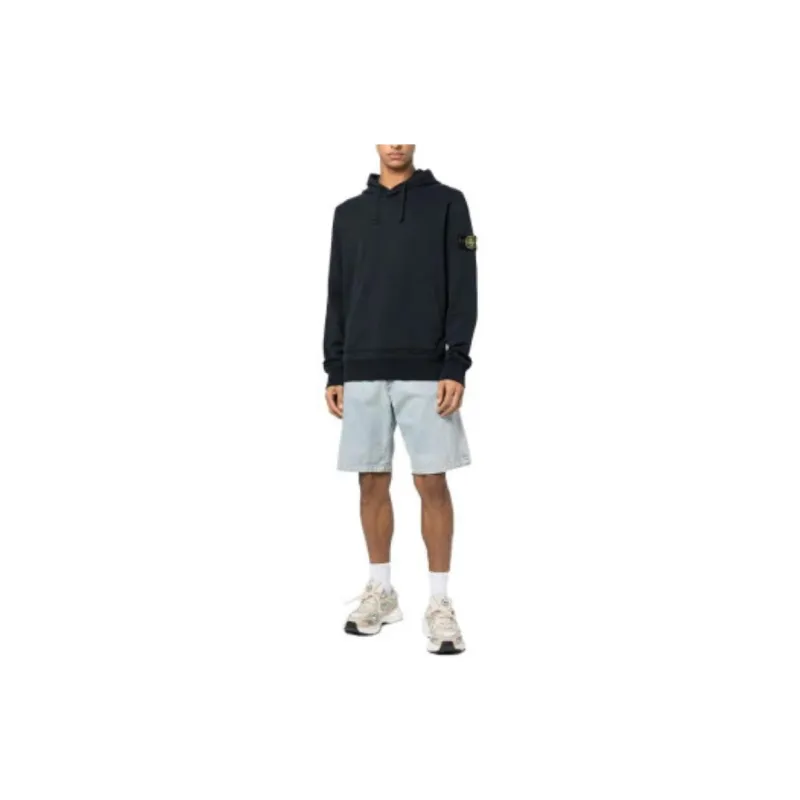 STONE ISLAND Compass patch Drawstring Hoodie-1