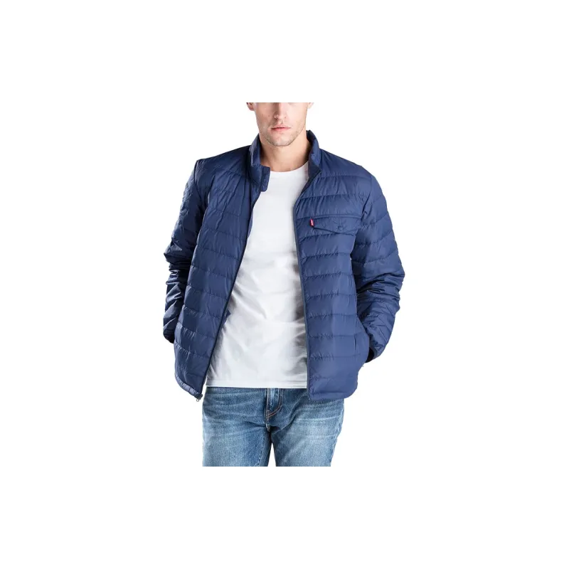 Levis Down Jackets Men Blue-4