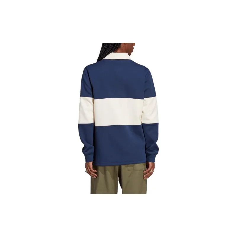 Adidas Originals BLOKEPOP Polo Shirt Men's Blue White-2