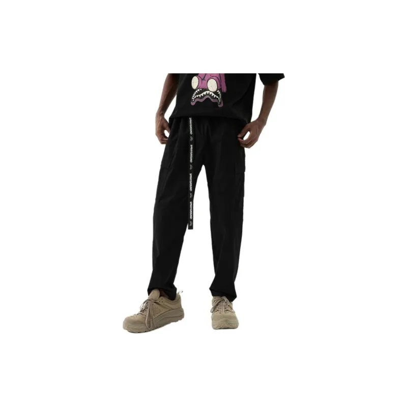 SPRAYGROUND Casual Pants Unisex Black-1