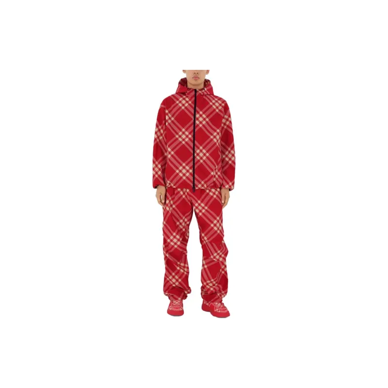 Burberry Jackets Coats Men's Red-2