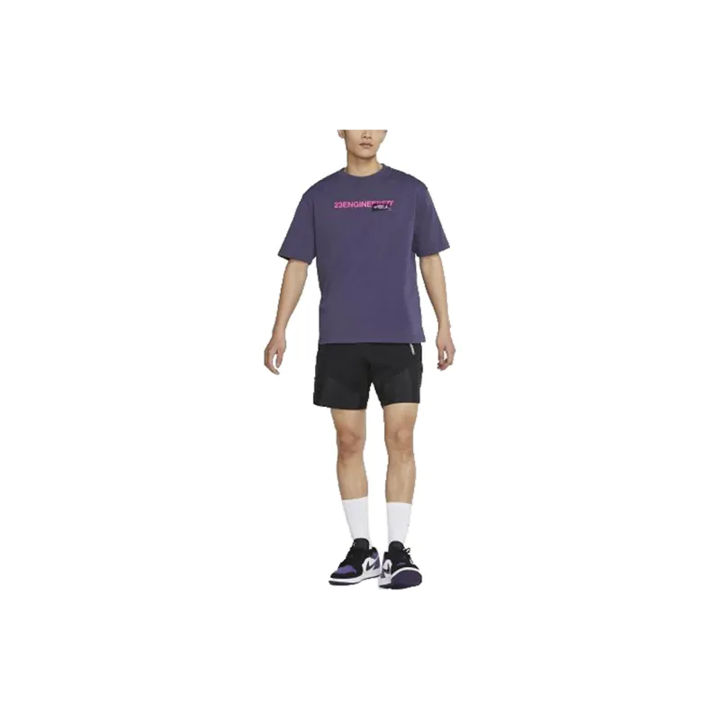 Jordan T Shirts Men Purple-2