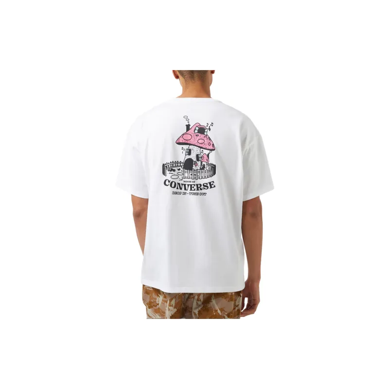 Converse Mushroom Cottage T-Shirt Men's White-4