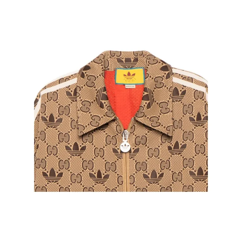 GUCCI X Adidas Gg Trefoil Zip Jacket-4