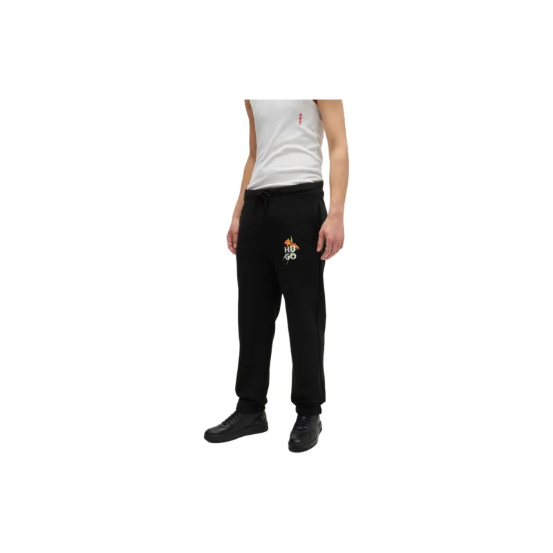 HUGO BOSS Floral Motif Track Trousers-3