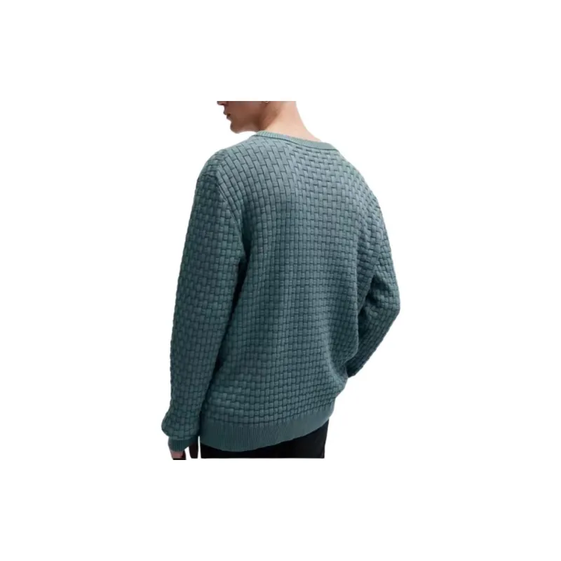 HUGO BOSS SS24 Sweatshirt Men's Dark Green-3