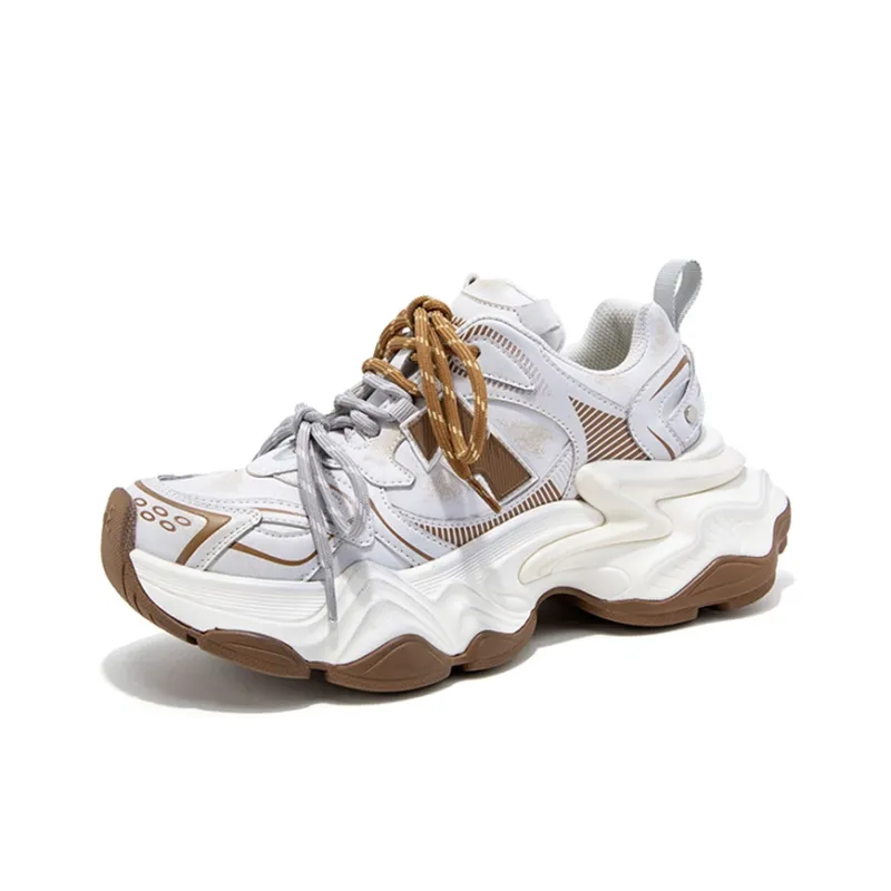 FALLINMISS Star Sea Shoe Series Height Increasing Warmth Low-Top Chunky Sneakers Women's-21