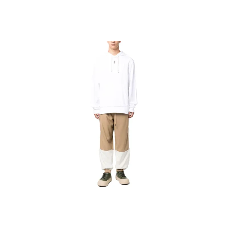 JW Anderson Logo Embroidered Drawstring Hoodie-1