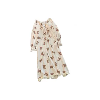 Ta Yan Nightgown Women's Apricot