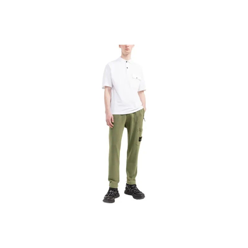 STONE ISLAND Polo Shirts Men White-1