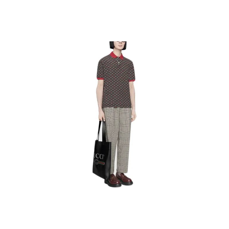 GUCCI Polo Shirt Men's Multicolor-1