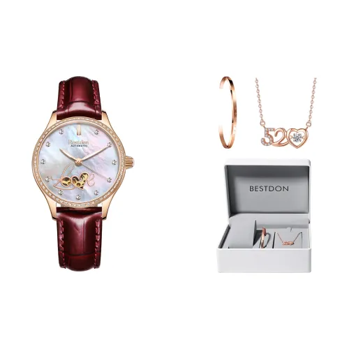Bestdon Automatic Mechanical Movement Watch Women's Watch Mother of Pearl Color Watch Dial