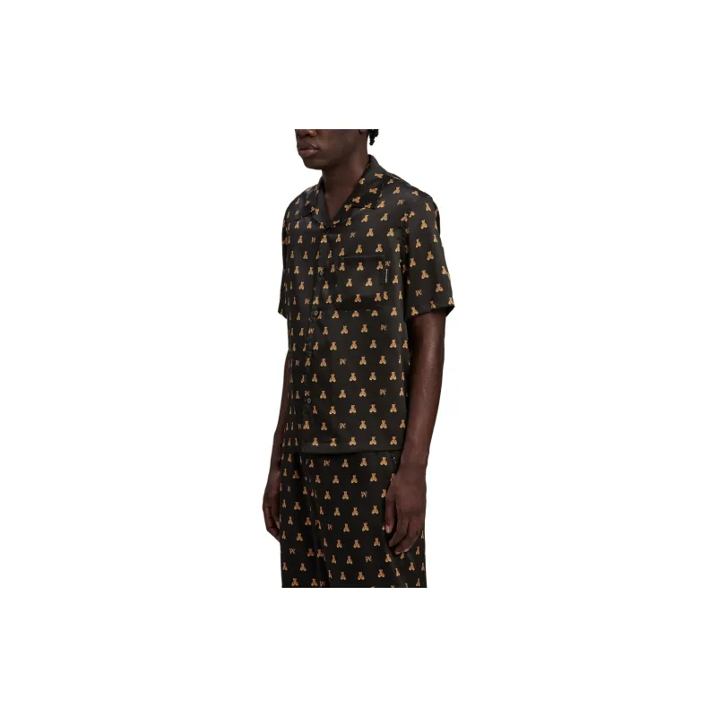 PALM ANGELS Bear Monogram Shirt-3