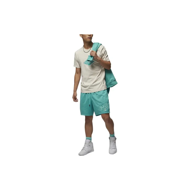 Jordan Flight T Shirts Men Beige-2