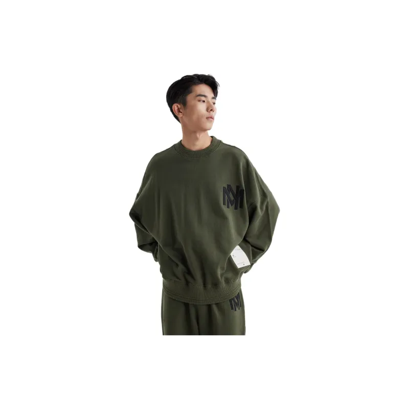 Mitchell Ness Sweatshirts Unisex Brown-4