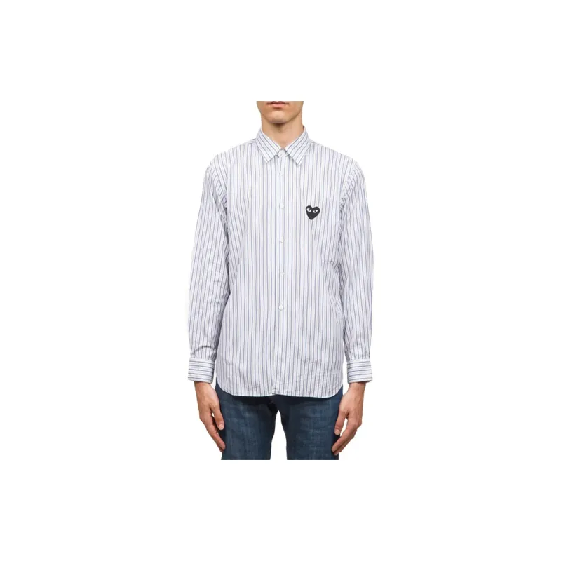 CDG Play Shirts Men Blue-2