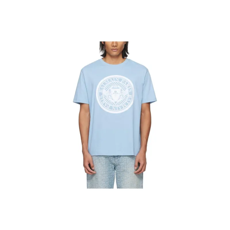 BALMAIN Coin Cotton T-shirt-1