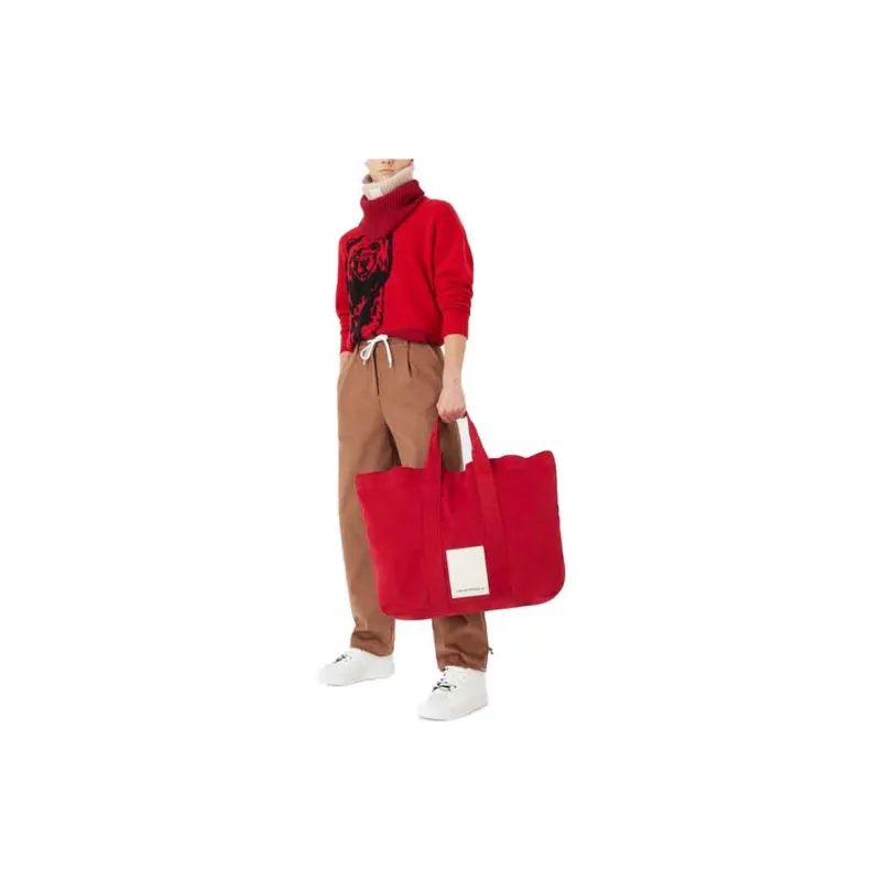EMPORIO ARMANI Sustainable Collection Sweaters Men Red-3