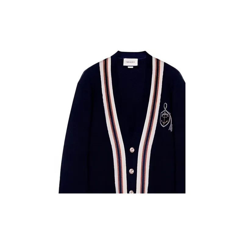GUCCI Sweaters Men Dark Blue-4