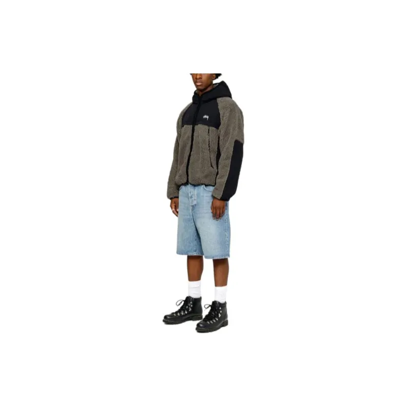Stüssy Shearling Panelled Jacket-17