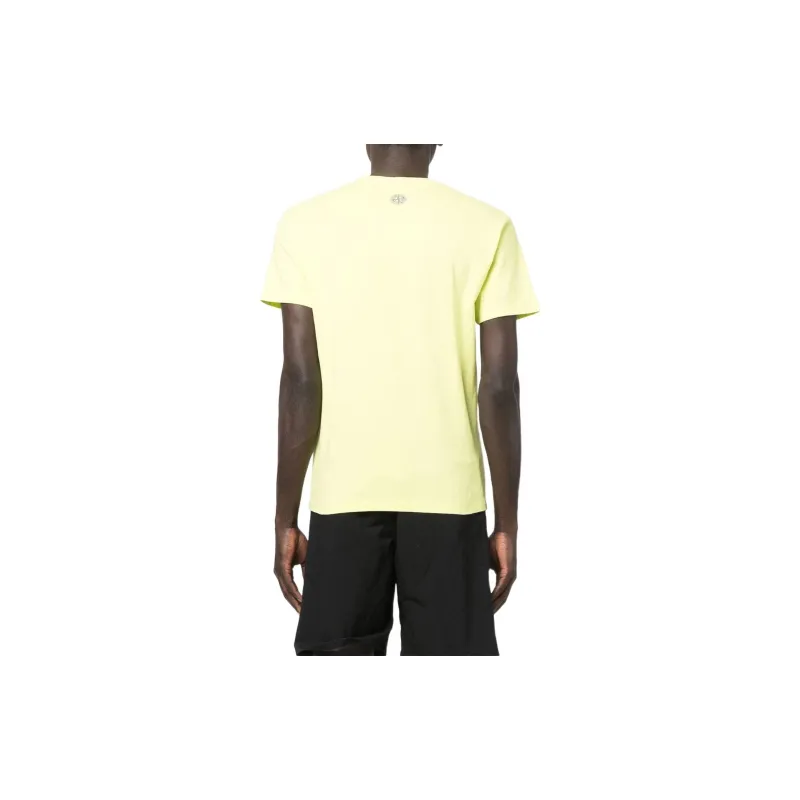 STONE ISLAND SS22 T Shirt Men's Light Yellow-2