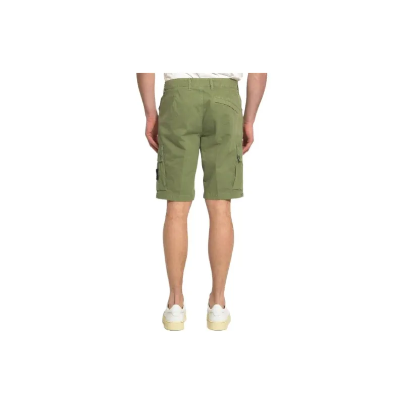STONE ISLAND Casual Shorts Men Green-2