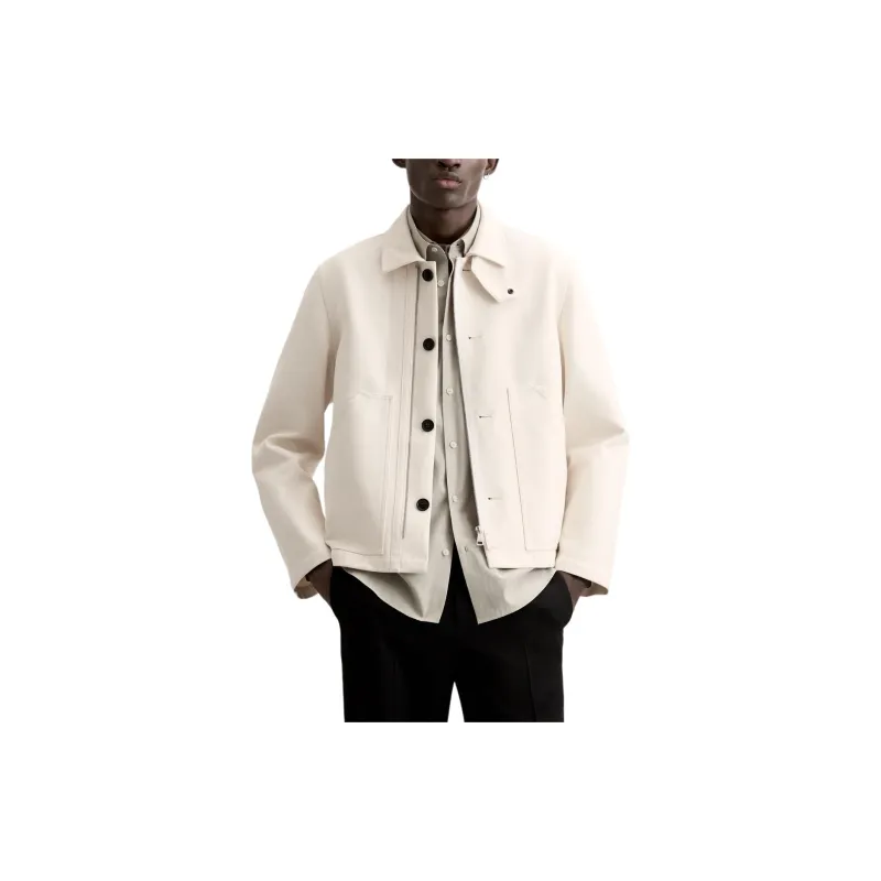 ZARA Jackets Coats Men's Raw White-1