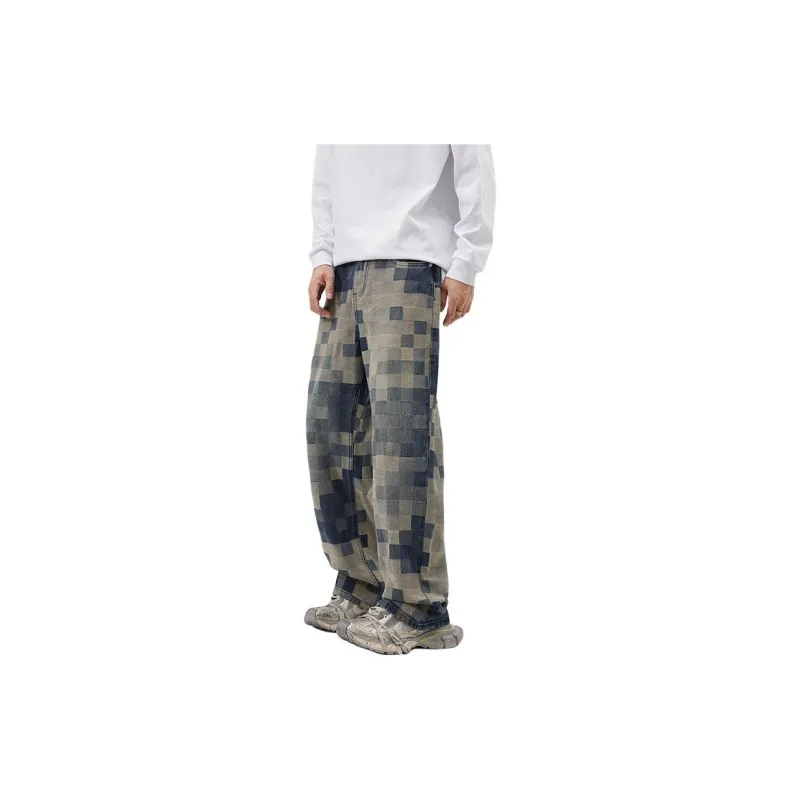 EPTISON Jeans Men Vintage Blue-3