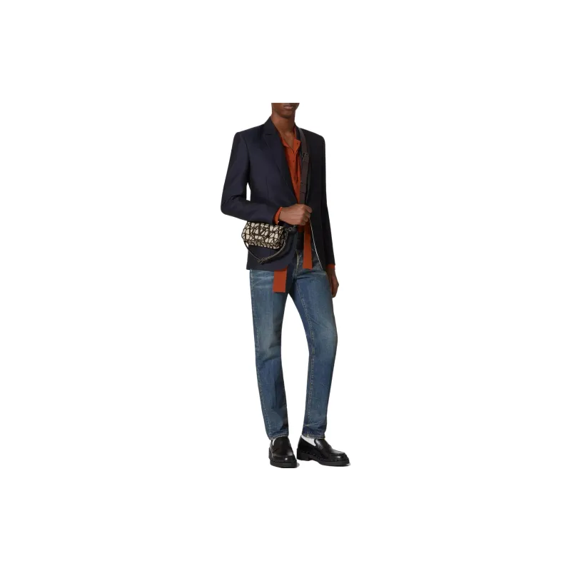 Valentino Single Breasted Long Sleeved Blazer-3
