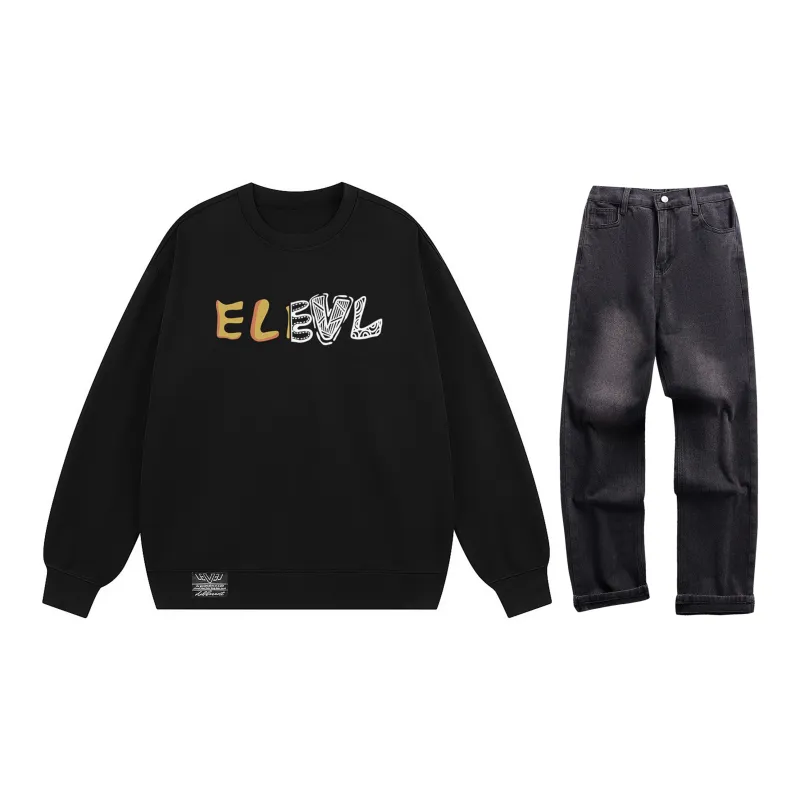 LEVEL Sweatshirt Sets Unisex-1