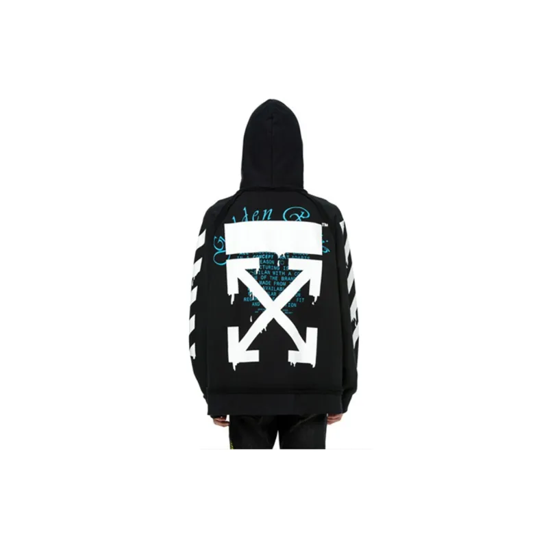 OFF WHITE Dripping Arrows Incompiuto Hoodie-5