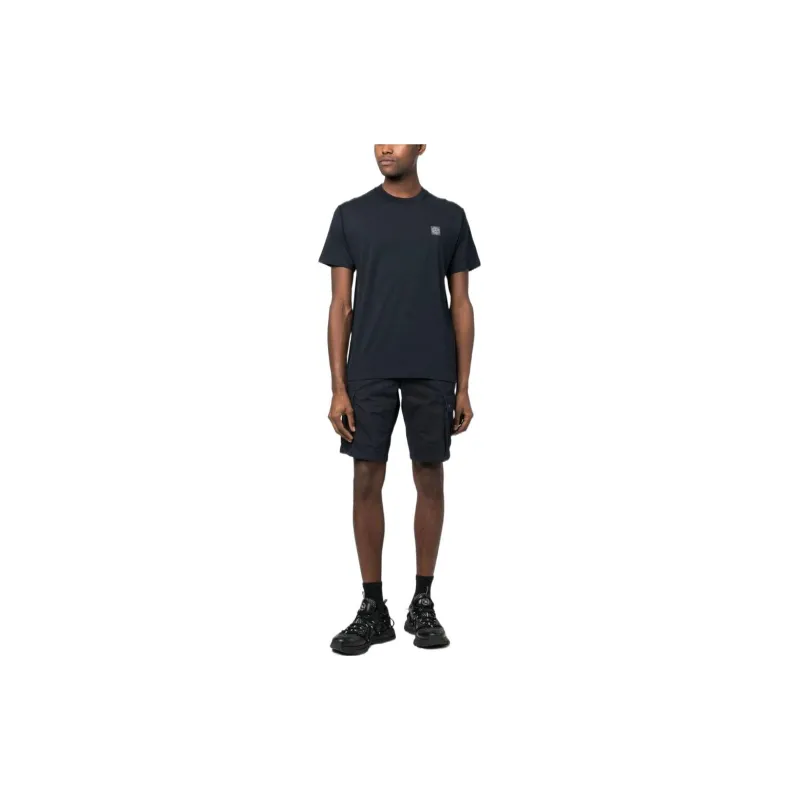 STONE ISLAND Compass motif Cargo Shorts-1