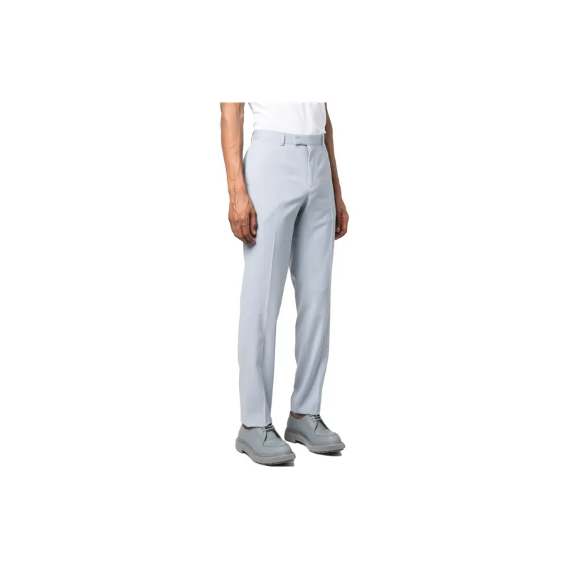 Sandro Suit Trousers Men Light Blue-3