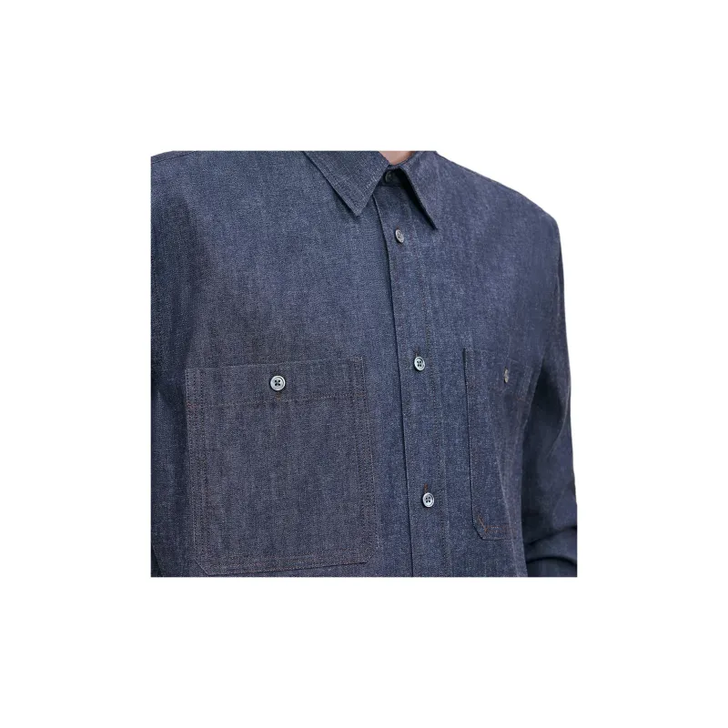 HERMES Shirts Men Indigo-2