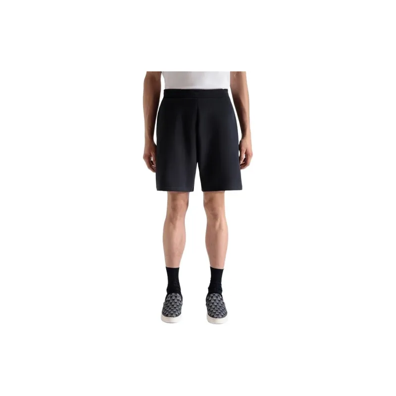 BALLY Logo embroidered Organic Cotton Shorts-4