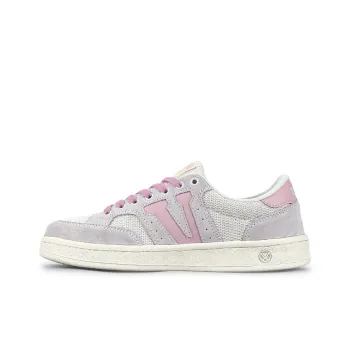 VFDF Anti Slip And Wear Resistant Breathable Low Top Skateboard Shoes Women's Beige Gray Pink