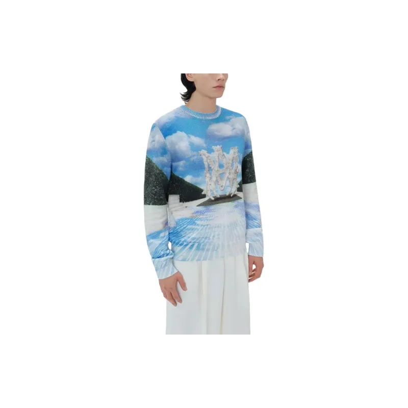 AMIRI Sweaters Men Blue-3