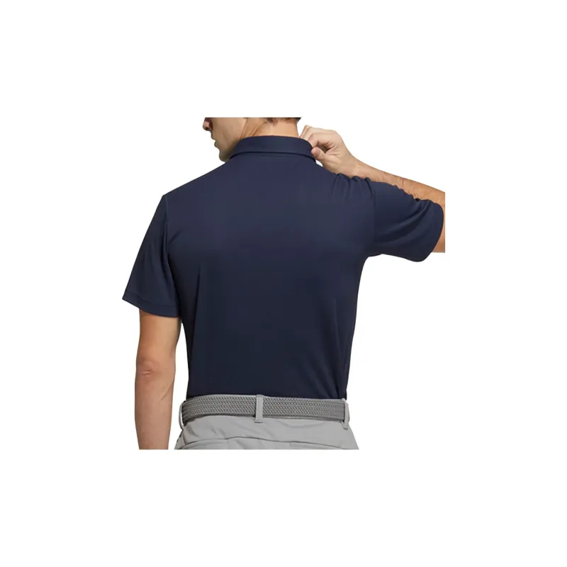 Adidas Polo Shirts Men Dark Blue-2